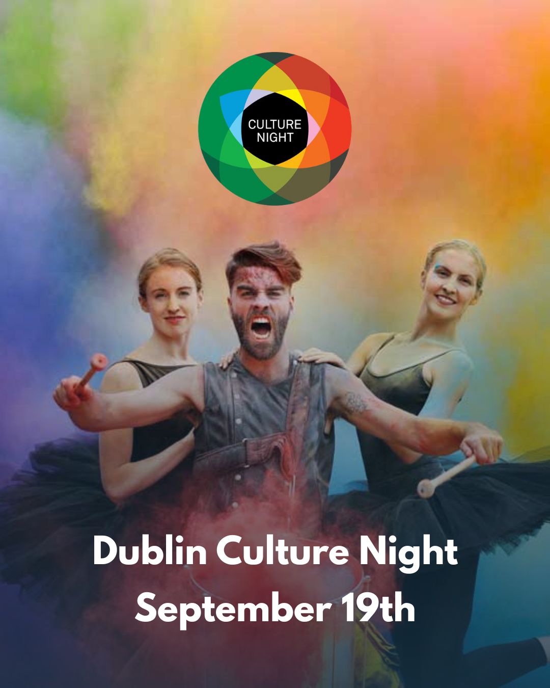 ✨ Culture Night 2025 ✨

A night to celebrate creativity, community, and culture across Ireland. 

Culture Night is packed with free gigs, gallery openings, live performances, film screenings, and more: happening all over Ireland for one night only. 🌙

Grab your friends, explore your city after dark, and dive into the best of Irish arts and culture 🏙️🔥💚🎭🎨
.
.
.
#CultureNight
#CultureNightIreland
#OícheChultúir
#FreeEventsIreland
#StudentLife
#FreeThingsToDo
#IrishCulture
#WhatsOnIreland